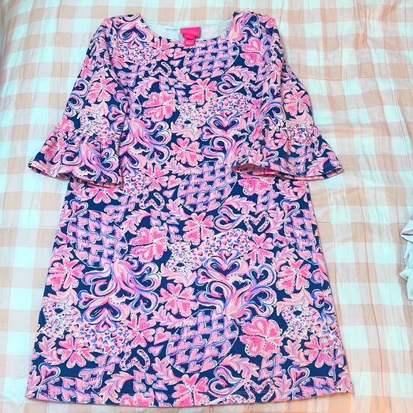 Top 3/4 Sleeve By Lilly Pulitzer In Blue, Size: Xs